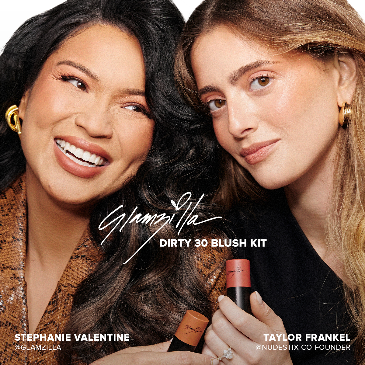 NUDESTIX THE GLAMZILLA DIRTY 30 BLUSH KIT (SET DE RUBORES EDICIÓN LIMITADA)